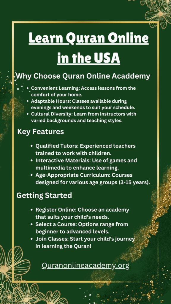 Learn Quran Online  in USA